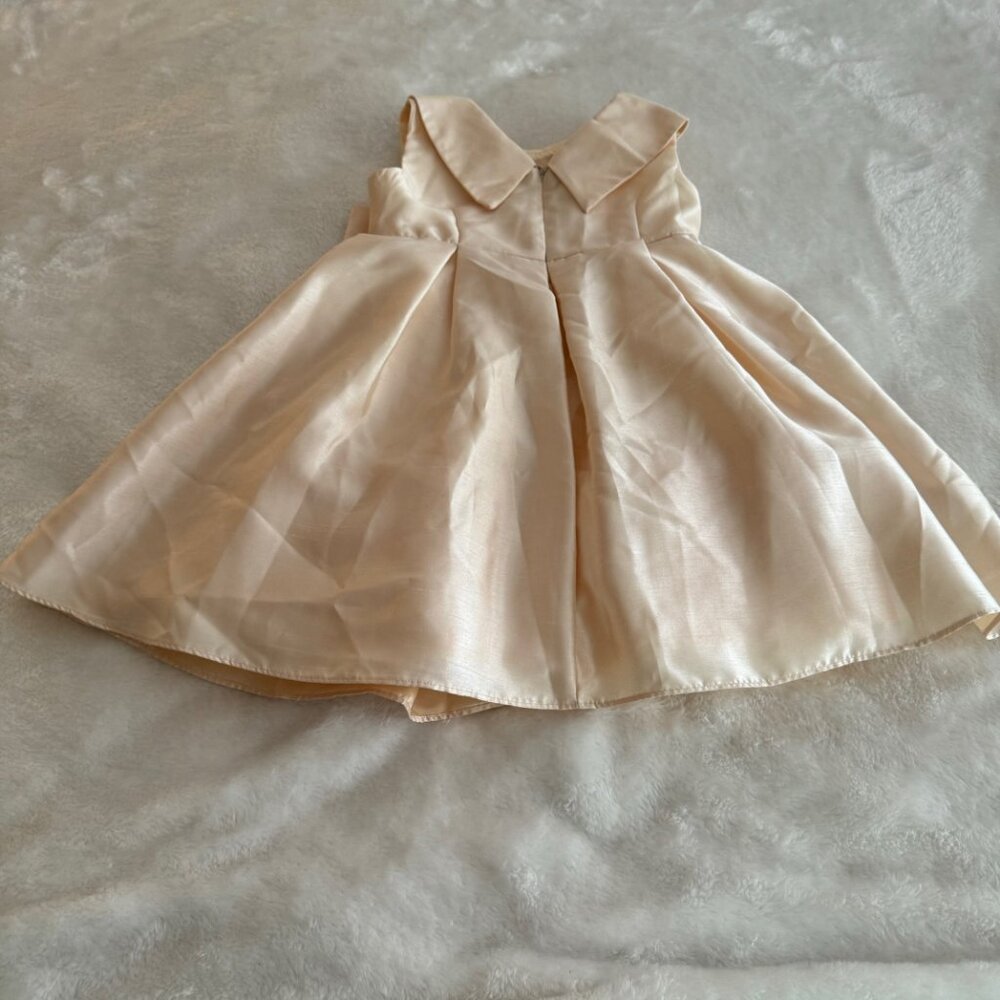 Edgehill Collection Ivory Satin Formal Dress With Full Petticoat Size 3T - Picture 8 of 15